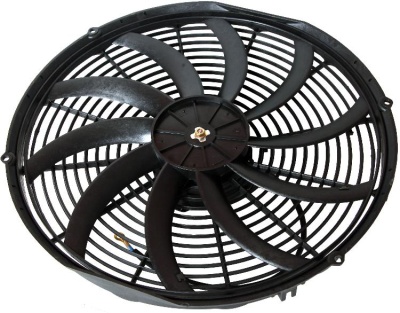 08-1394 Вентилятор 16" Титан 24V Pusher 160W "S" аналог SPAL 385mm 15.2"