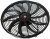 08-1394 Вентилятор 16" Титан 24V Pusher 160W "S" аналог SPAL 385mm 15.2"