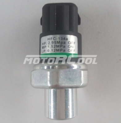 Датчик давления Audi A4/A6/A8/Passat B5, OE: 8DO 959 482B; M10-P1.25, Female. HP: 2.95 Mpa Off, MP: 1.52 Mpa On LP: 0.13 Mpa Off, RFC-R134a