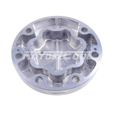 RC-U08085 Крышка компрессора на Sanden 7H, выходы - горизонтальные, O-Ring, 1"-14UNS, 1"-14UNS