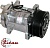 01-1161 Автомобильный компрессор кондиционера Титан 7H15 PV8 12V горизонтальные выходы