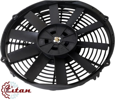 08-2782 Вентилятор 12" Титан 12V Pusher 80W аналог SPAL 280mm 11"