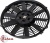 08-2782 Вентилятор 12" Титан 12V Pusher 80W аналог SPAL 280mm 11"