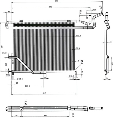 20-0240 Радиатор тосольный Thermo King SLX аналог 67-2856