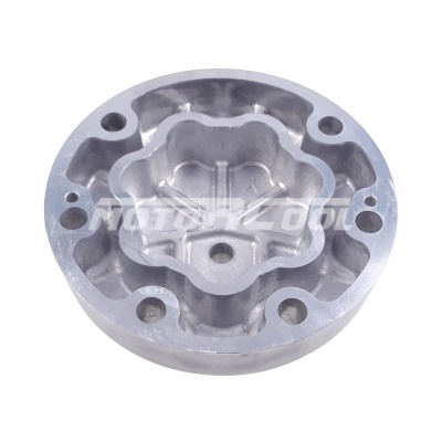 RC-U0814 Крышка компрессора на Sanden 7Н, выходы - горизонтальные, O-Ring, 3/4"-16UNF, 7/8"-14UNF