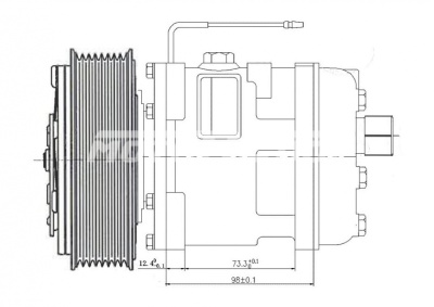 Компрессор RC-U0821 MOTORCOOL