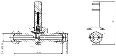 21-1613 Клапан соленоидный Титан EVR6 3/8 SAE Nс аналог Danfoss 032L8072 резьба