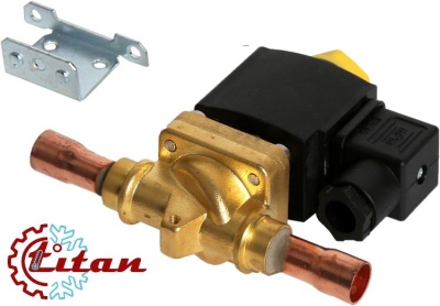 21-2864 Клапан соленоидный Титан 1/2 ODF NO в сборе с катушкой 12V пайка