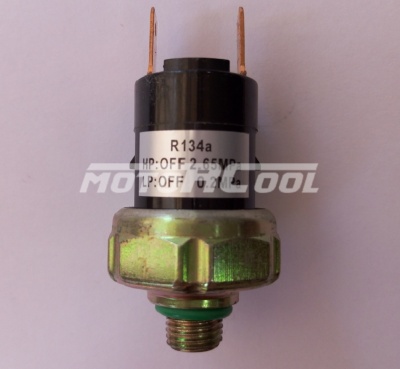 Датчик давления Honda/Accura, OE: 80440-SDO-003; 3/8-24 UNF Male. HP: 26.5 kg/cm2 Off, LP: 2.0 kg/cm2 Off R134a