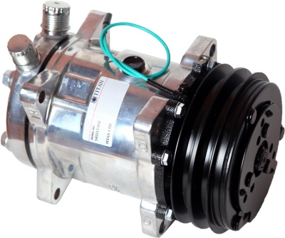 01-0842 Автомобильный компрессор кондиционера Титан 7L15 A2 24V вертикальные выходы