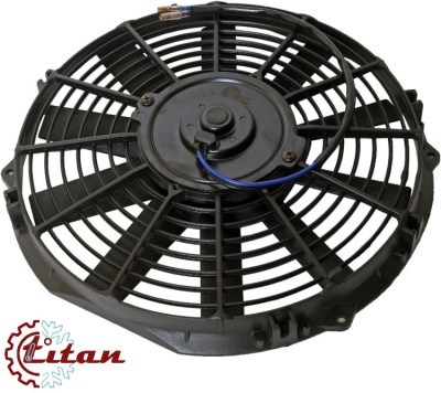 08-2782 Вентилятор 12" Титан 12V Pusher 80W аналог SPAL 280mm 11"