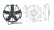 08-1278 Вентилятор D305 Титан 24V Puller 160W аналог SPAL 280mm 11"