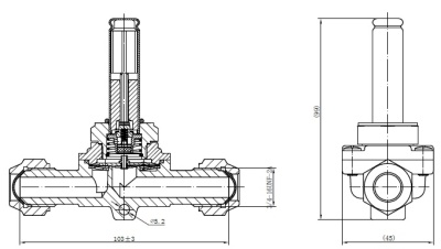 21-1612 Клапан соленоидный Титан EVR10 1/2 SAE NO аналог Danfoss 032L8090 резьба