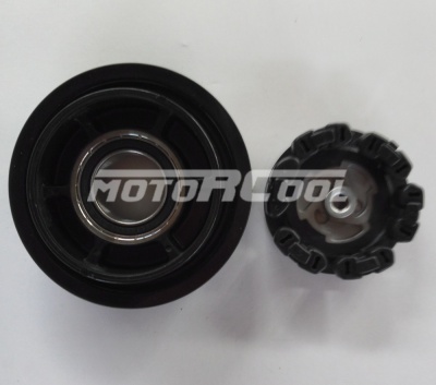 RC-U08434 Комплект: Шкив, Демпфер: Audi, NipponDenso, 7SEU17C, 7-PK, D 125/120, h 32, H 46, d 35 0002304511/0002305511/0002306211