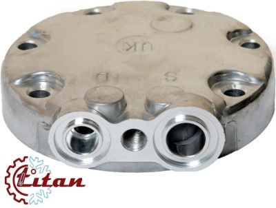 01-0611 Крышка компрессора вертикальная Титан 7H с фланцевым соединением UK 5639
