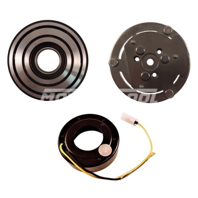 RC-U08640 Комплект к компрессору 7Н15: Муфта 12V, Шкив 4PK, прижимная пластина