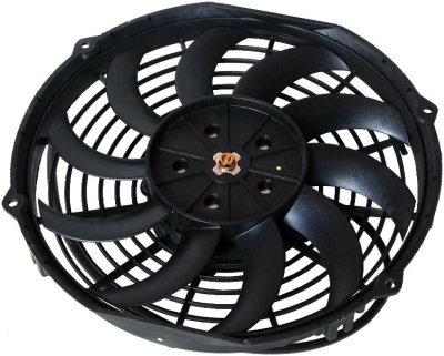 08-1386 Вентилятор 10" Титан 24V Pusher 120W "S" аналог SPAL 255mm 10"