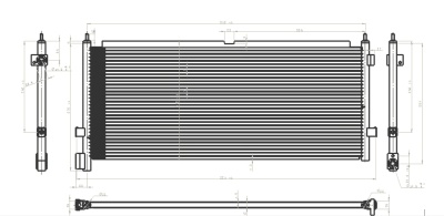 20-0657 Конденсатор кондиционера Volvo FH12 FH16
