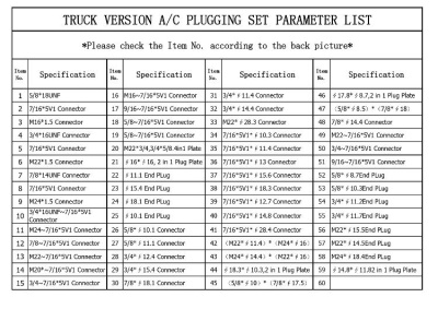 23-0510 Набор фитингов промывки и опрессовки алюминиевый универсальный