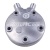 RC-U0815 Крышка компрессора на Sanden 5Н, выходы - вертикальные, O-Ring, 3/4"-16UNF, 7/8"-14UNF