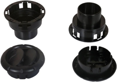 24-2128 Дефлектор черный D84 под гофру 50мм