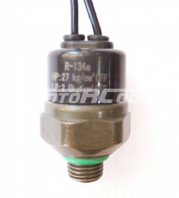 Датчик давления Nissan, 3/8-24 UNF Male HP: 27 kg/cm2 Off LP: 2.0 kg/cm2 Off, R-12, R134a