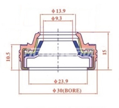 RC-U08106 Сальники к компрессорам Valeo TM-16