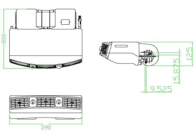 10-1670 Испаритель кондиционера BEU 202-100 12V LHD O-Ring