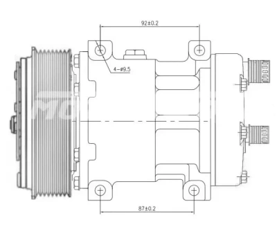Компрессор RC-U08125К MOTORCOOL